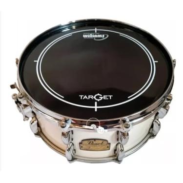 Imagem de Pele para surdo/caixa - Williams TARGET WB2 Duplo filme Black 14''