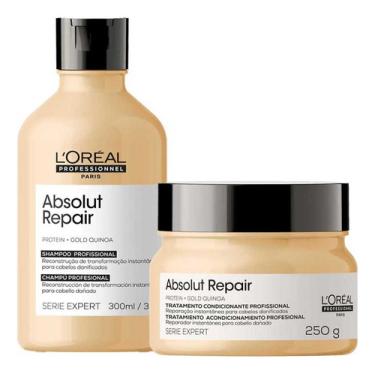 Imagem de Shampoo 300ml + Máscara 250g Loreal Absolut Repair Lipidium