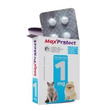 Imagem de Max Protect - Ação 4 em 1 - Comprimidos para pulgas, carrapatos, vermes e sarna 4 Comprimidos 5kg