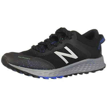 Imagem de New Balance Tênis de corrida feminino Fresh Foam Arishi Trail V1, Preto/roxo, 36