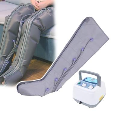 Imagem de KKSOUFX Massageador De CompressãO De Ar, Kit De Botas De CompressãO De Ar Para CirculaçãO E Relaxamento,MáQuina De Massagem Para Com Controlador