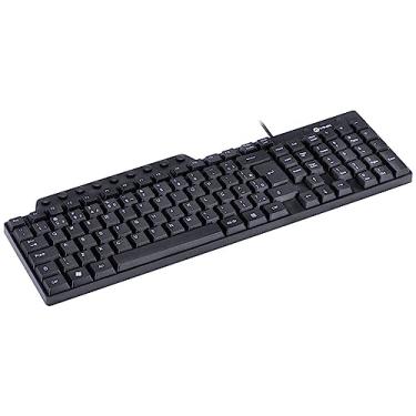 Imagem de TECLADO MULTIMÍDIA USB DYNAMIC 115 TECLAS ABNT2 RESISTENTE A ÁGUA 1,8 METROS PRETO - DT115 - VINIK