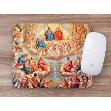 Imagem de Mouse Pad Emborrachado Personalizado Estampas Evangélico Católico - De
