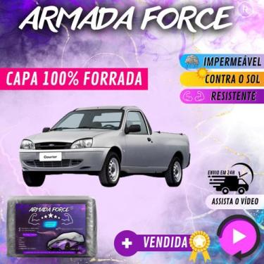Imagem de Capa Cobrir Carro COURIER 100% Forrada Armada Force 100% Impermeável F