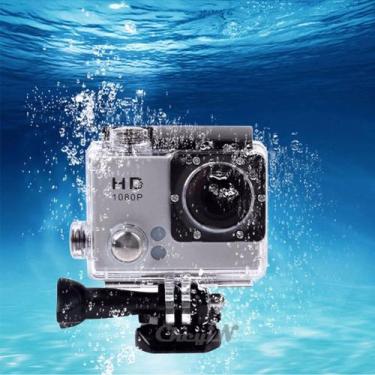 Imagem de Câmera Filmadora Sport Hd Dv 1080p/ Capacete Mergulho Bike