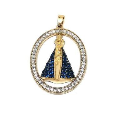 Imagem de Pingente De Ouro 18k Nossa senhora - Elegancy Joias