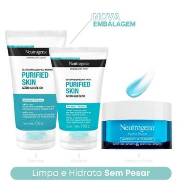 Imagem de Kit Pele Oleosa Sabonete Gel 150g Purified Skin + Esfoliante Purified 