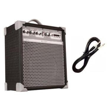 Imagem de Caixa de Som Amplificada Multiuso UP!8 BLUETOOTH - Preta CABO P10  - L