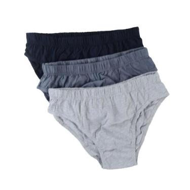 Imagem de Cueca Masculina Selene Slip kit com 3 Mescla - 11910001, P