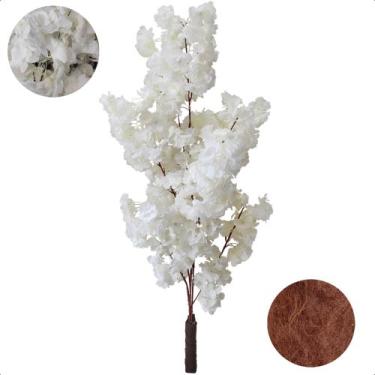 Imagem de Flor Cerejeira Japonesa Cores Arranjo Artificial Sem Vaso - Flor de Me