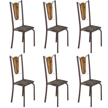 Imagem de Kit 6 Cadeiras Tubulares Júlia - Soma Móveis