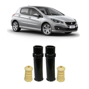 Imagem de Kit Batente Amortecedor Traseiro Peugeot 308 2016 2017 2018 - Auto Fle