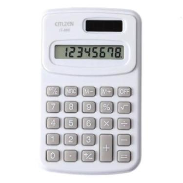 Imagem de Calculadora de Mesa Bolso Mini Estojo Portátil com 8 Dígitos - Inter, 