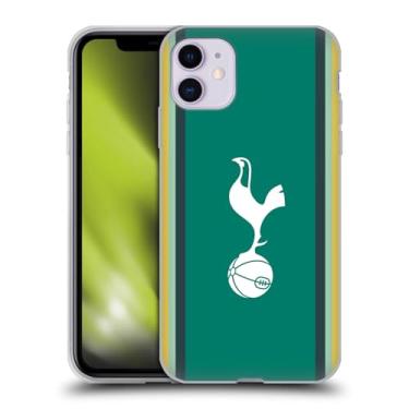 Imagem de Head Case Designs Capa de gel macia oficialmente licenciada Tottenham Hotspur F.C. Terceiro kit de crachá 2024/25 compatível com Apple iPhone 11