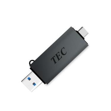 Imagem de TEC Leitor de cartão 2 em 1 USB C/USB 3.2 Micro SD e adaptador de leitor de cartões de memória SD com dupla saída USB. Compatível com iPhone 15 Pro Max, MacBook Pro, Chromebook, Galaxy - Ideal para