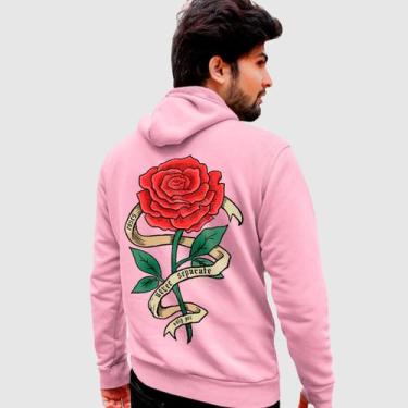 Imagem de Blusa Moletom Genuine Grit Masculina Estampada Algodão 30.1 Roses, Ros
