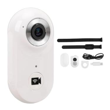 Imagem de Câmera Coleira Gato 1080P, Câmera Ação Esportiva Anti-vibração para Animais Estimação Com Visão Primeira Pessoa Com Alça Clipe Traseiro, Câmera Vídeo Coleira Cachorro Longa