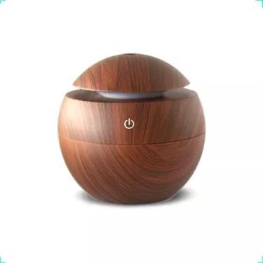 Imagem de Aromatizador Difusor De Aromas Led 7 Cores Elétrico Usb BOLINHA ESCURA