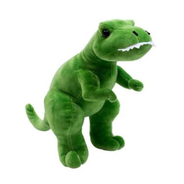 Imagem de Dinossauro Tiranossauro Rex Verde 28cm Pelúcia - Fofy
