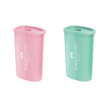 Imagem de Apontador com Depósito Triangular Tons Pastel Faber Castell (Unidade/K