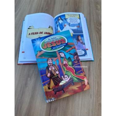 Imagem de Bíblia infantil as belas histórias de Jesus em quadrinhos