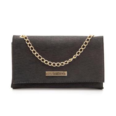Imagem de Bolsa feminina festa pequena corrente - ROSA, Preto