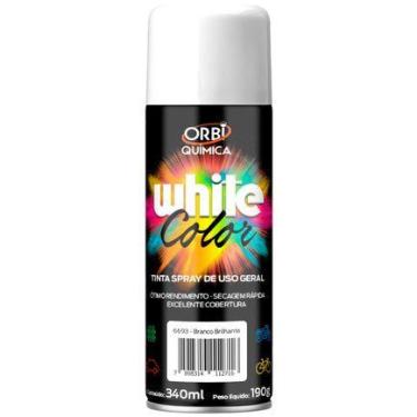 Imagem de Spray Tinta Branco Brilhantes 340 Ml / 190g - Orbi