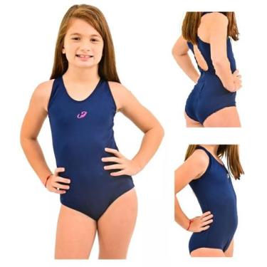 Imagem de Kit Maiô Infantil, Óculos UV e Touca Natação GH02JR Hammerhead, 14, Az