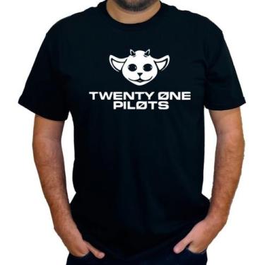 Imagem de Camisa Masculina Twenty One Pilots Duo Música Pop - Novidade! - SEMPRE