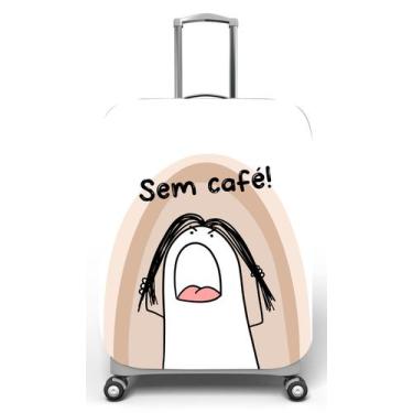 Imagem de Capa para mala de viagem M, medidas max C40x A59 x P27cm Flork sem caf
