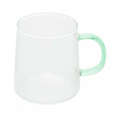 Imagem de Conjunto 2 Canecas de Vidro Borossilicato com Alça Fun Verde 320ml 29346 - Wolff