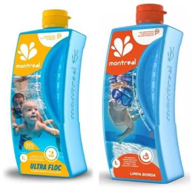 Imagem de Kit Montreal Clarificante Floculante + Limpa Borda 1 Litro