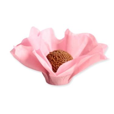 Imagem de Forminha para Doces Finos - Cheri - Monolucido Rosa Seco - 50 unidades