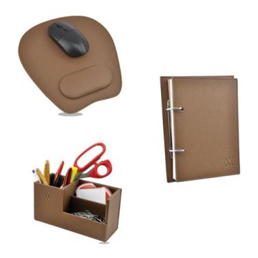 Imagem de Kit Organizador de Escritório e Casa Office Designer -OD1720, Caramelo