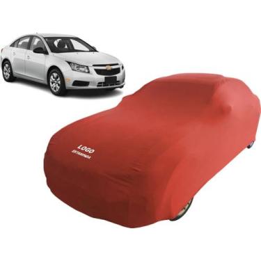 Imagem de Capa Cobrir Carro Chevrolet Cruze Sedan Máxima Proteção - Mz, Vermelha