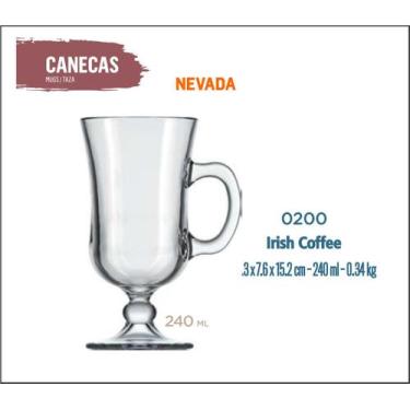 Imagem de 24 Caneca Chocolate - Capuccino - Nevada 240ml - Nadir Figueiredo