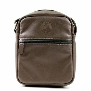 Imagem de Shoulder Bag em Couro Artlux 1404, Verde militar