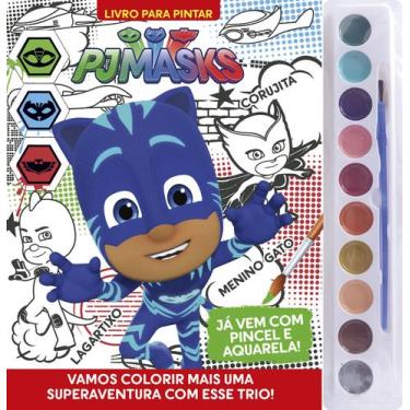 Imagem de Livro - PJ Masks Livro para Pintar com Aquarela