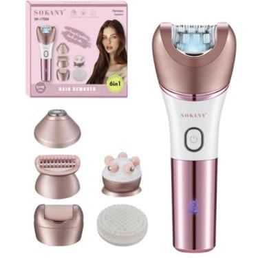 Imagem de Aparelho 6 Em 1 Removedor De Pelos Massageador Rolo Sokany - bbless