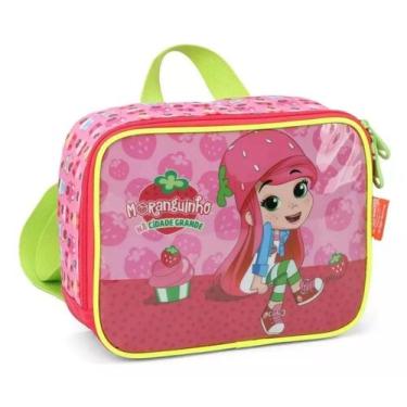 Imagem de Lancheira Termica Escolar Moranguinho Luxcel Vermelho, Único, Vermelho