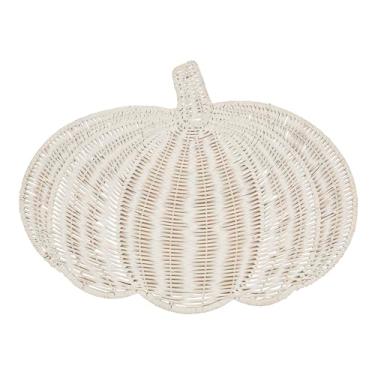 Imagem de Jogo americano Fall Harvest Rattan Pumpkin (conjunto com 4)