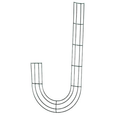 Imagem de Moldura de guirlanda de Natal, Moldura de guirlanda | Guirlandas de bastão de doces em forma de J de Natal | Guirlanda de porta frontal de Natal, base de guirlanda de férias, molduras de guirlanda de