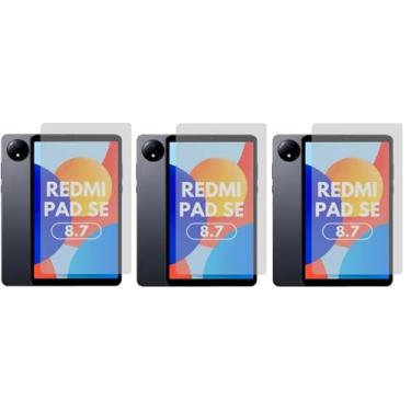 Imagem de Combo 3x Película De Hydrogel Fosca Matte Anti Mancha Para Redmi Pad Se 11 / Redmi Se 8.7 pol (8.7 POLEGADAS)