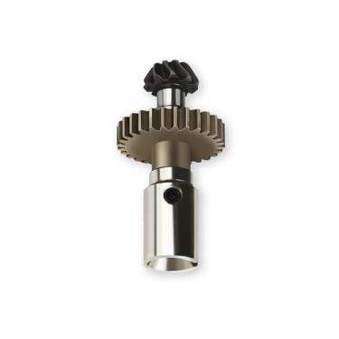 Imagem de Hosim 1:10 Scale RC Car Differential Gear Helical Rear Drive Gear Upgrade Accessories Chrome Steel, X07-CS06 Accessory Spare Parts for Hosim X07 X07W X08 X15W 1/10 Scale