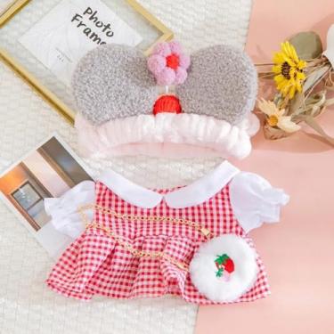 Imagem de Roupa para Paper Duck Lalafanfan | Kit Roupa e Acessório Lalafanfan Pato de Pelúcia Amarelo | Roupa Pato de Pelúcia (Conjunto 16)