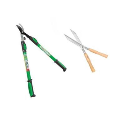 Imagem de Tesoura De Poda Telescópica Trapp + Tesoura Grama Tramontina