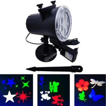 Imagem de Projetor Laser RGBW Jogo De Luz Raio Holográfico Efeitos Para Festas -