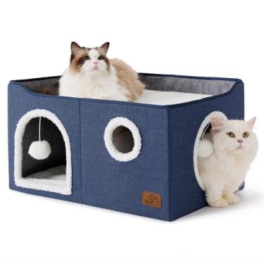 Imagem de Casa para Gatos Bedsure Extra Larga - Azul