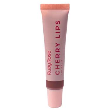 Imagem de Gloss Lip Balm Labial Hidratante Cherry Lips Ruby Rose HBL6503