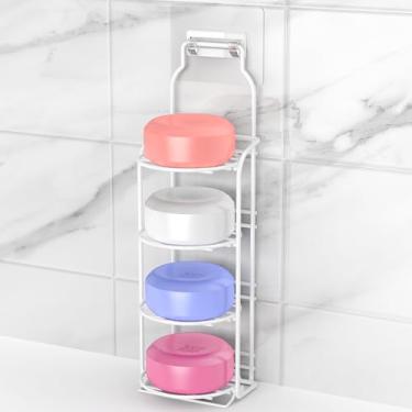 Imagem de galasily Suporte Para Sabonete E Xampu, Saboneteira Autoadesiva E Autônoma Para Drenagem De Sabão, Acessórios De Parede Para Banheiro, Decoração De Itens Essenciais Para Apartamentos